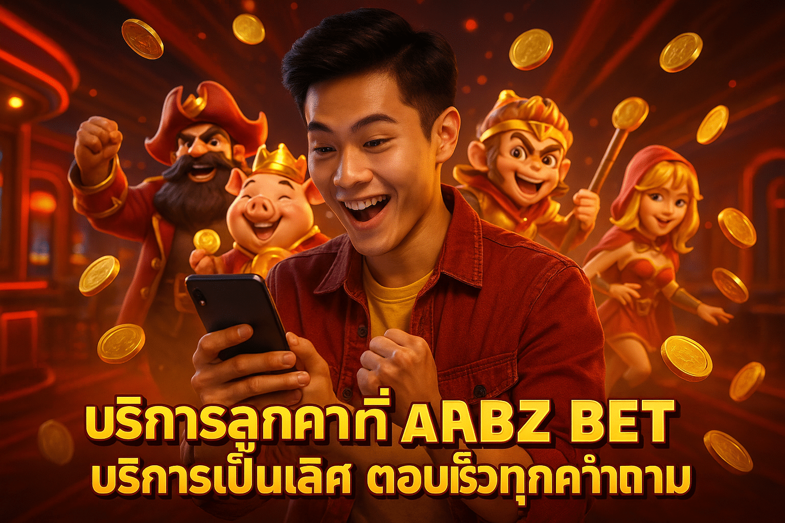 บริการลูกค้าที่ ABZ BET บริการเป็นเลิศ ตอบเร็วทุกคำถาม
