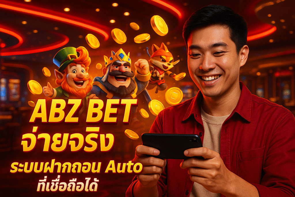 ABZ BET จ่ายจริง ระบบฝากถอน Auto ที่เชื่อถือได้