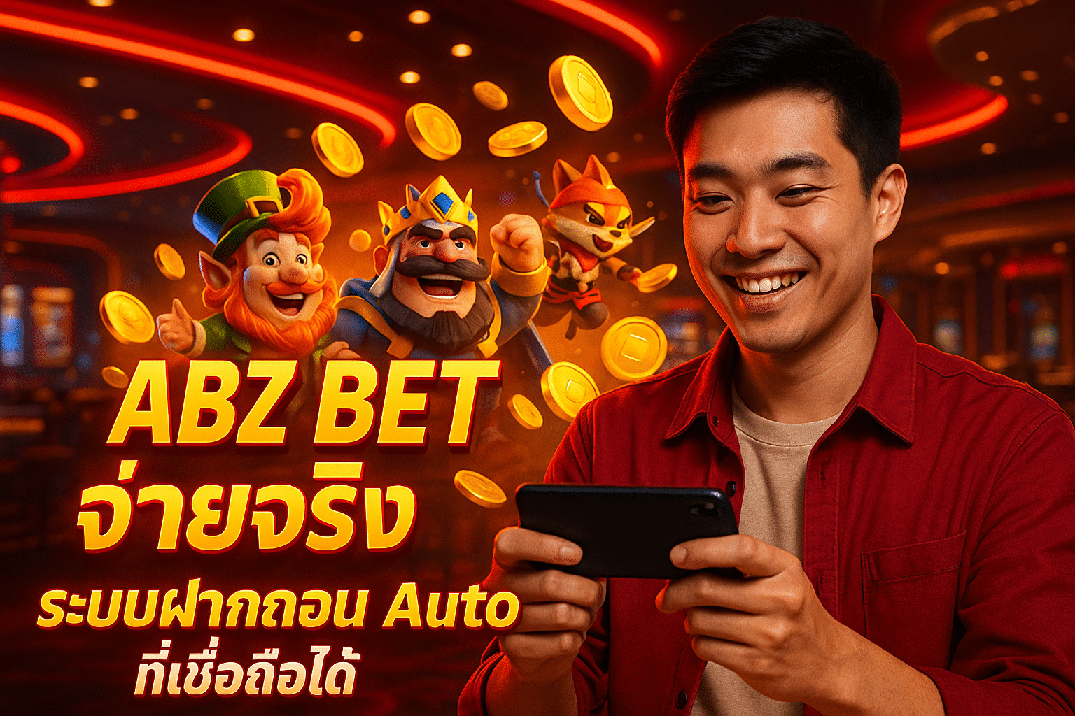 ABZ BET จ่ายจริง ระบบฝากถอน Auto ที่เชื่อถือได้