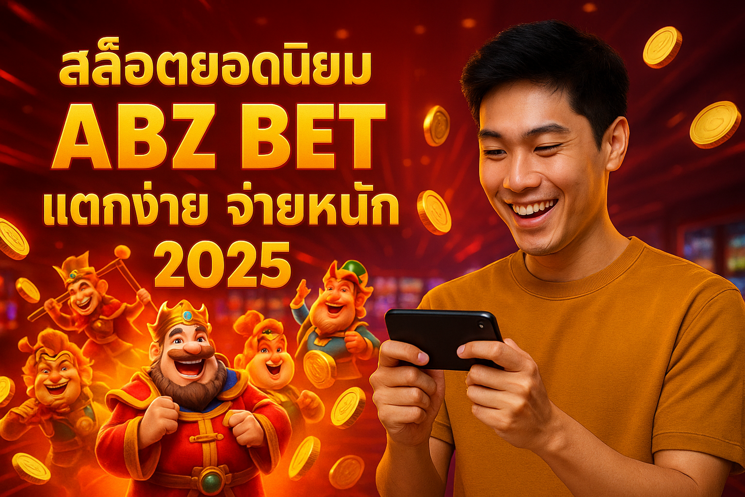 สล็อตยอดนิยม ABZ BET แตกง่าย จ่ายหนัก 2025