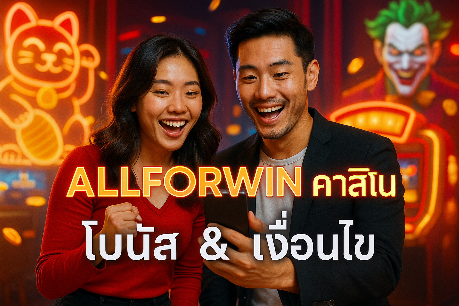 ALLFORWIN คาสิโน: โบนัส & เงื่อนไข